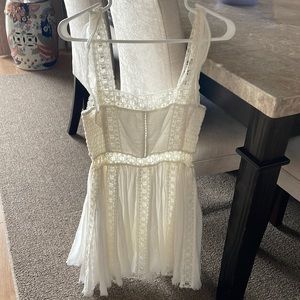 White Free People lace dress